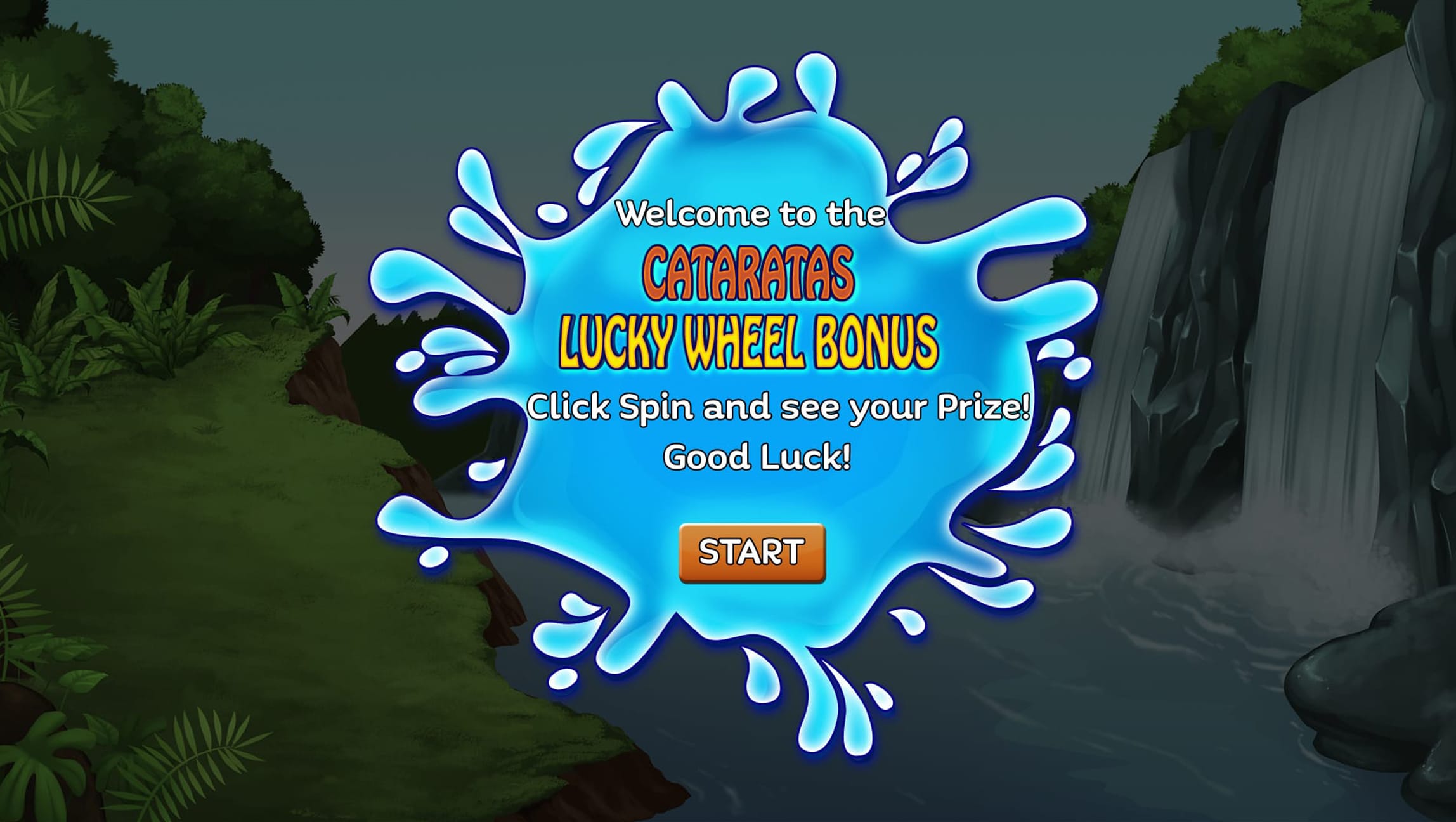 Cataratas Bingo game screen