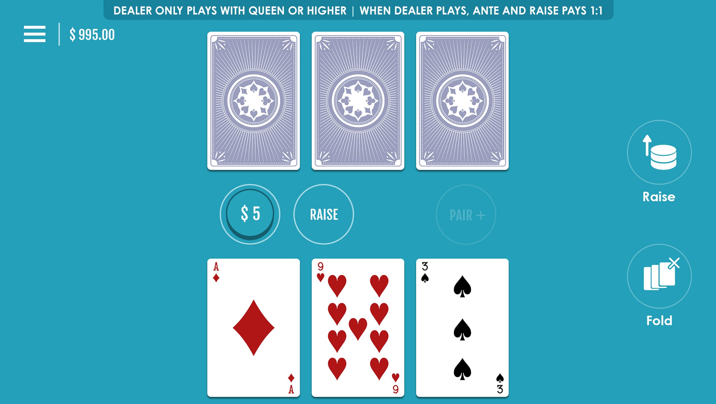 Tri Card Poker