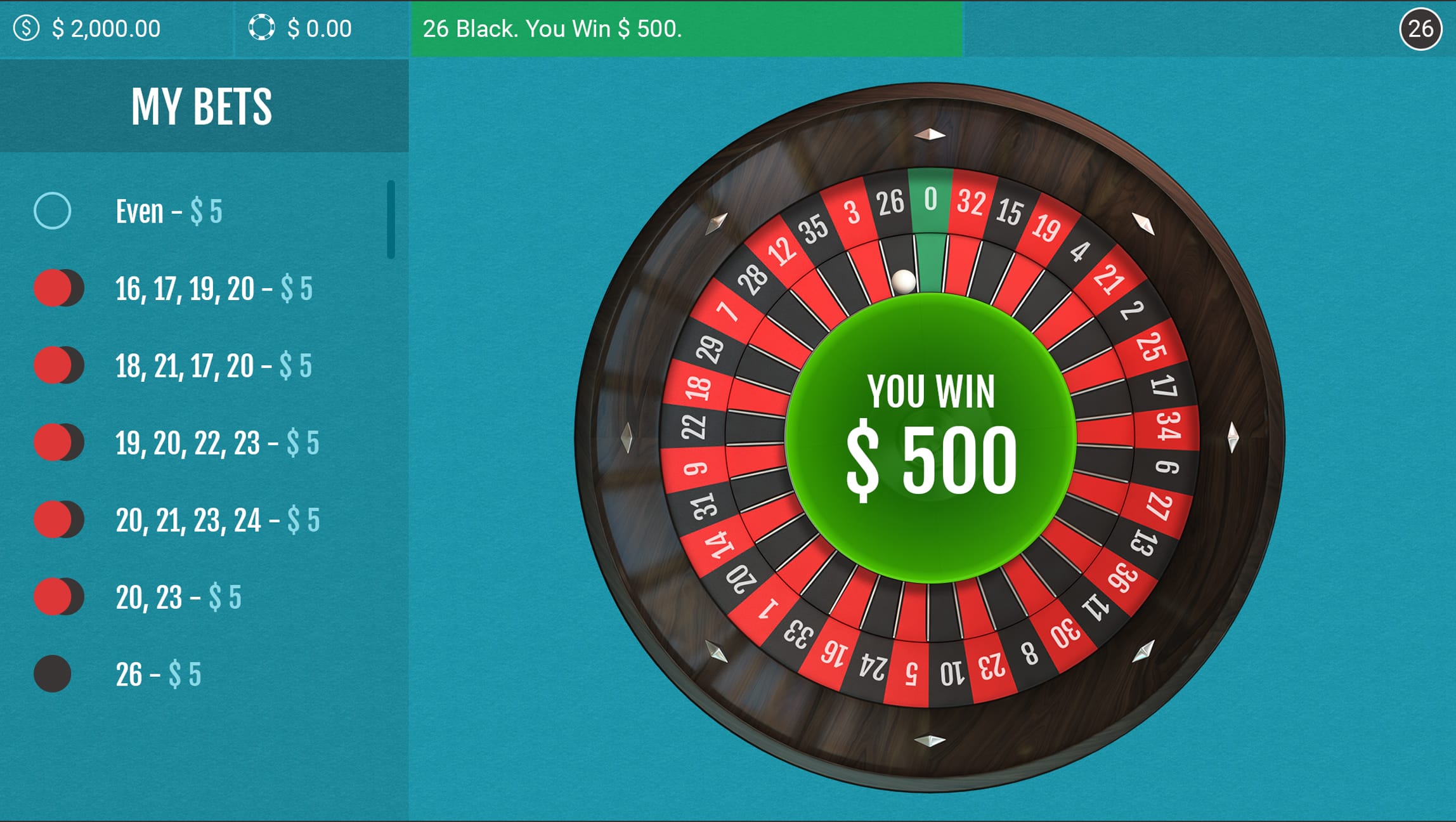 European roulette