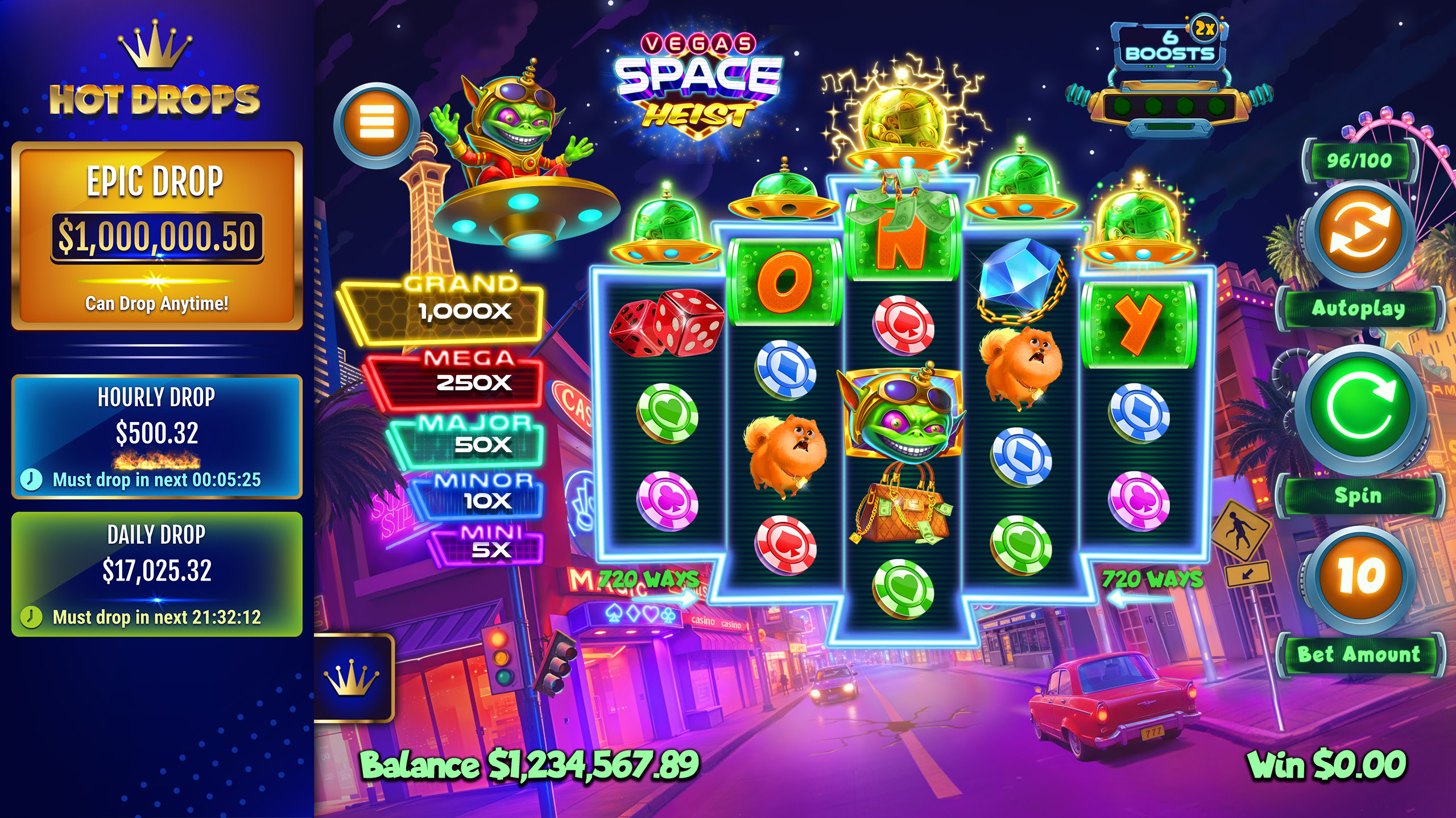 Vegas Space Heist Online Slot