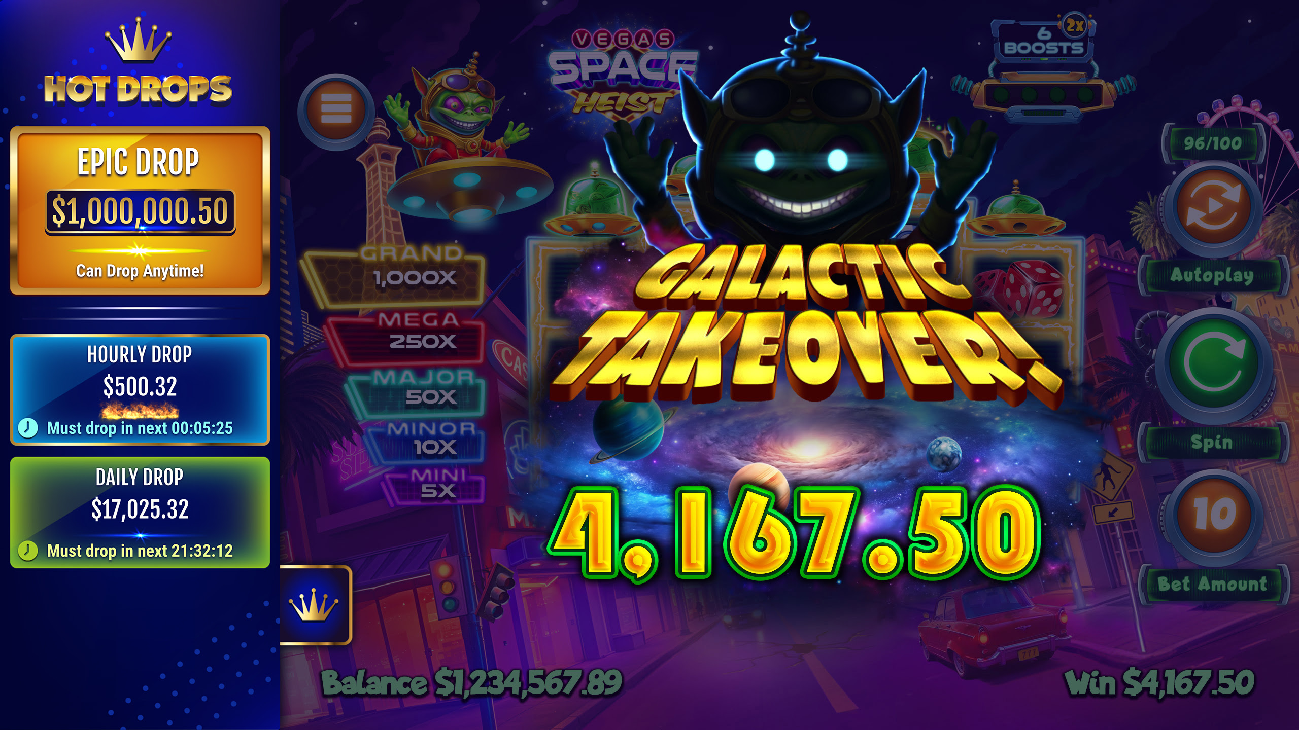 Vegas Space Heist Online Slot