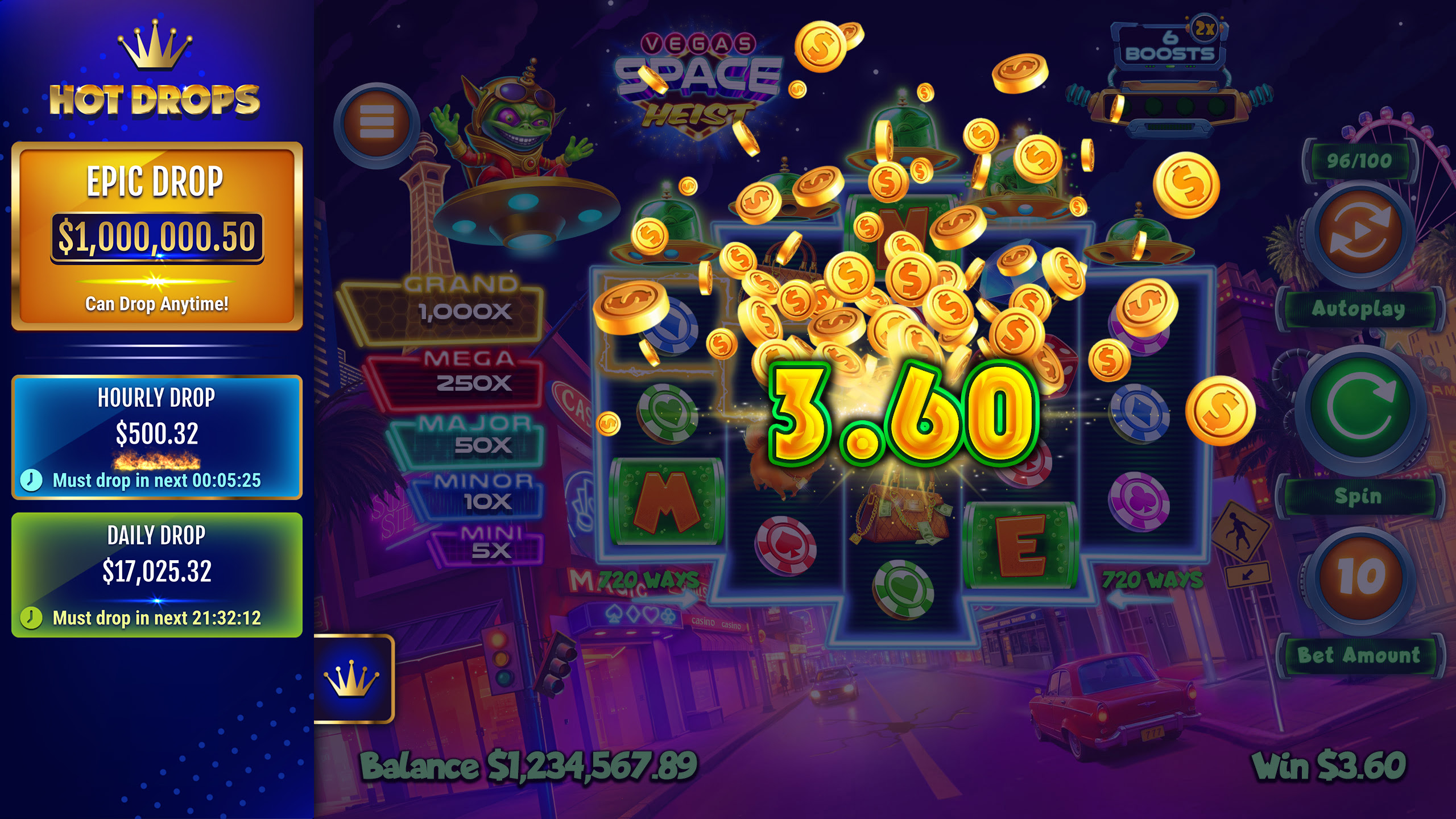Vegas Space Heist Online Slot