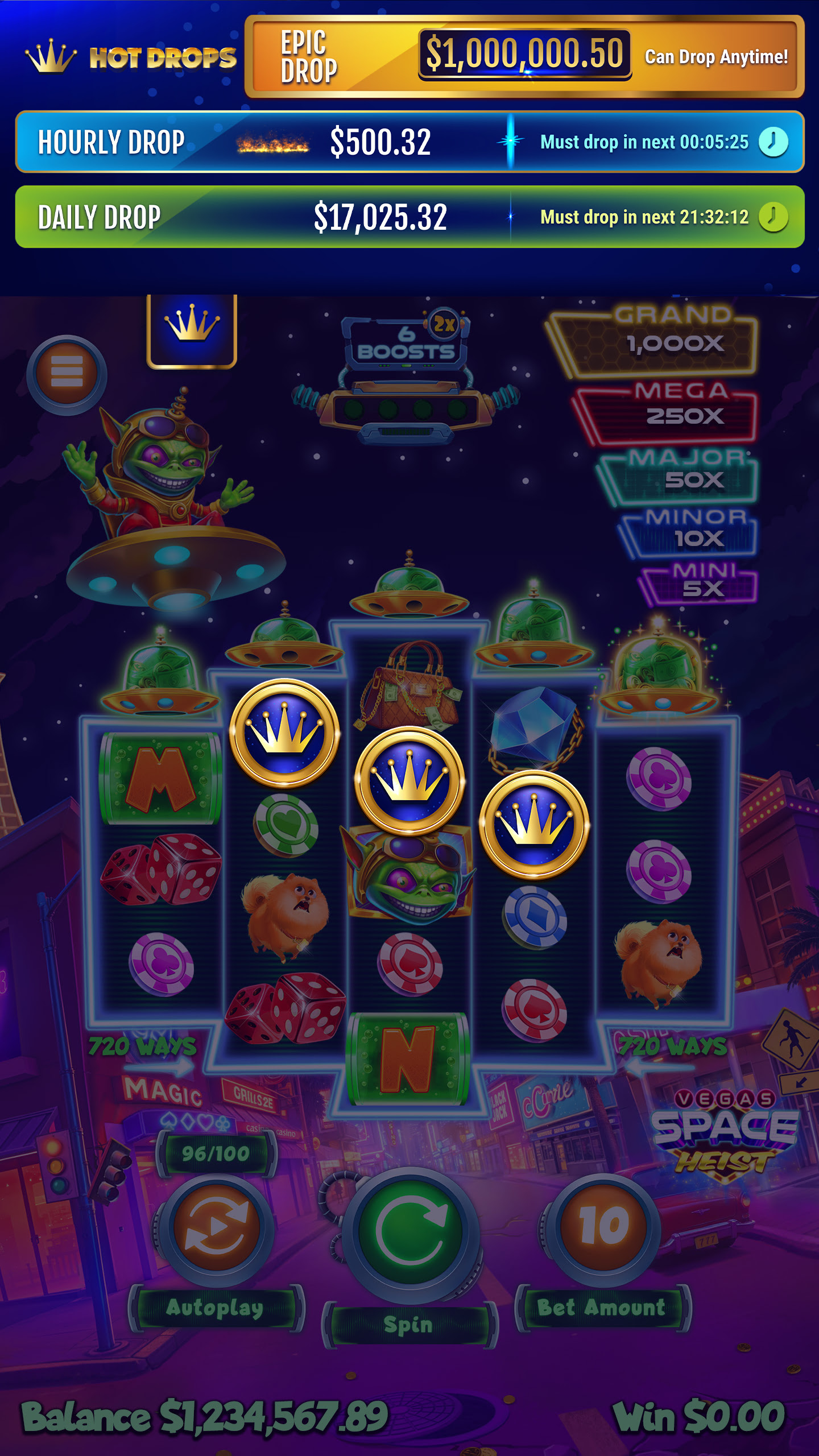 Vegas Space Heist Online Slot