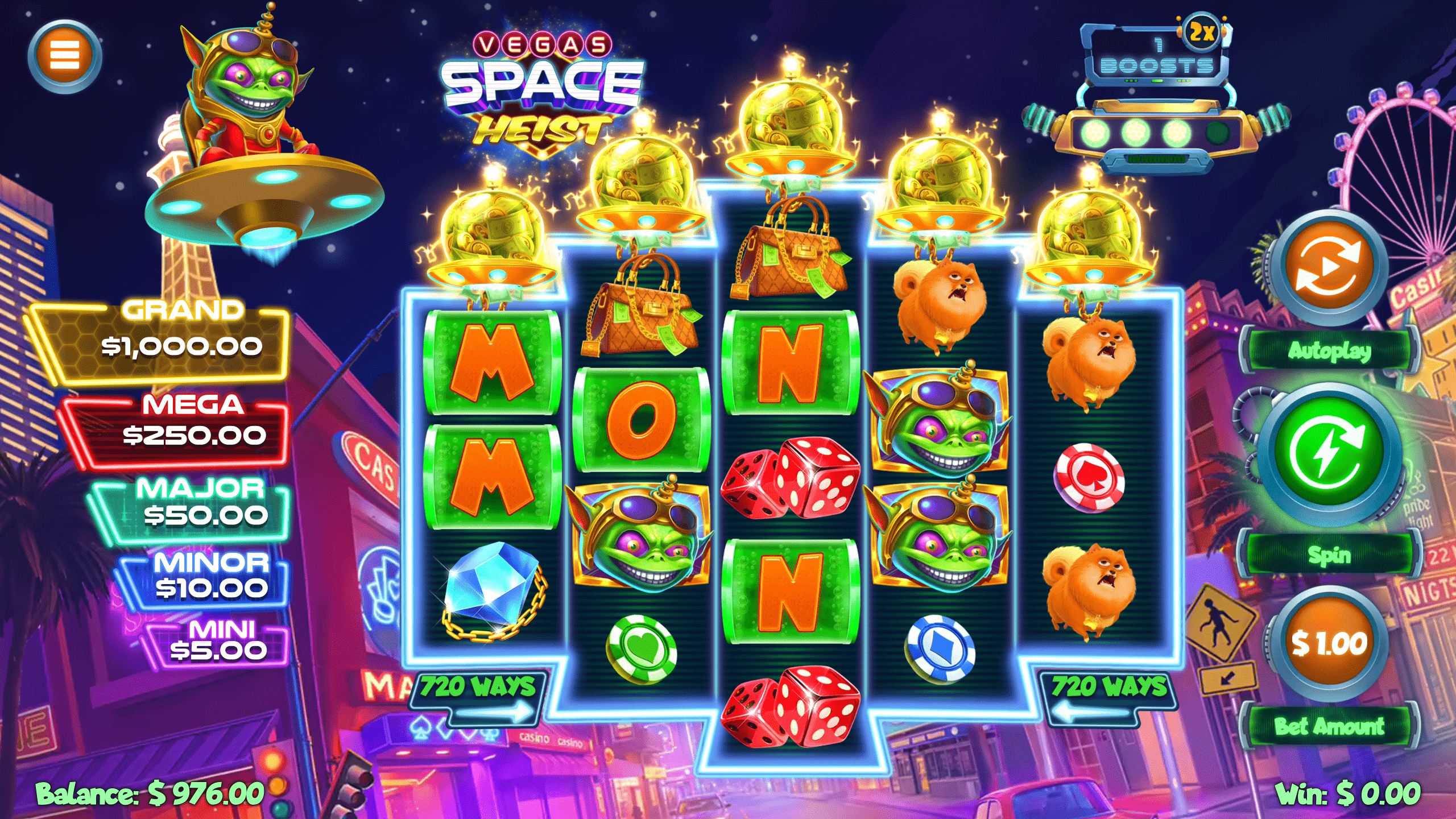 Vegas Space Heist Online Slot