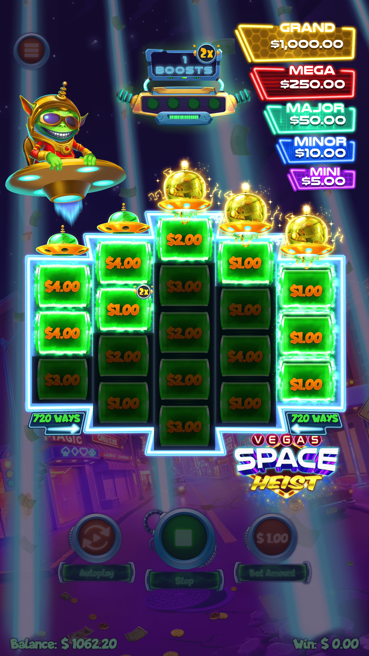 Vegas Space Heist Online Slot