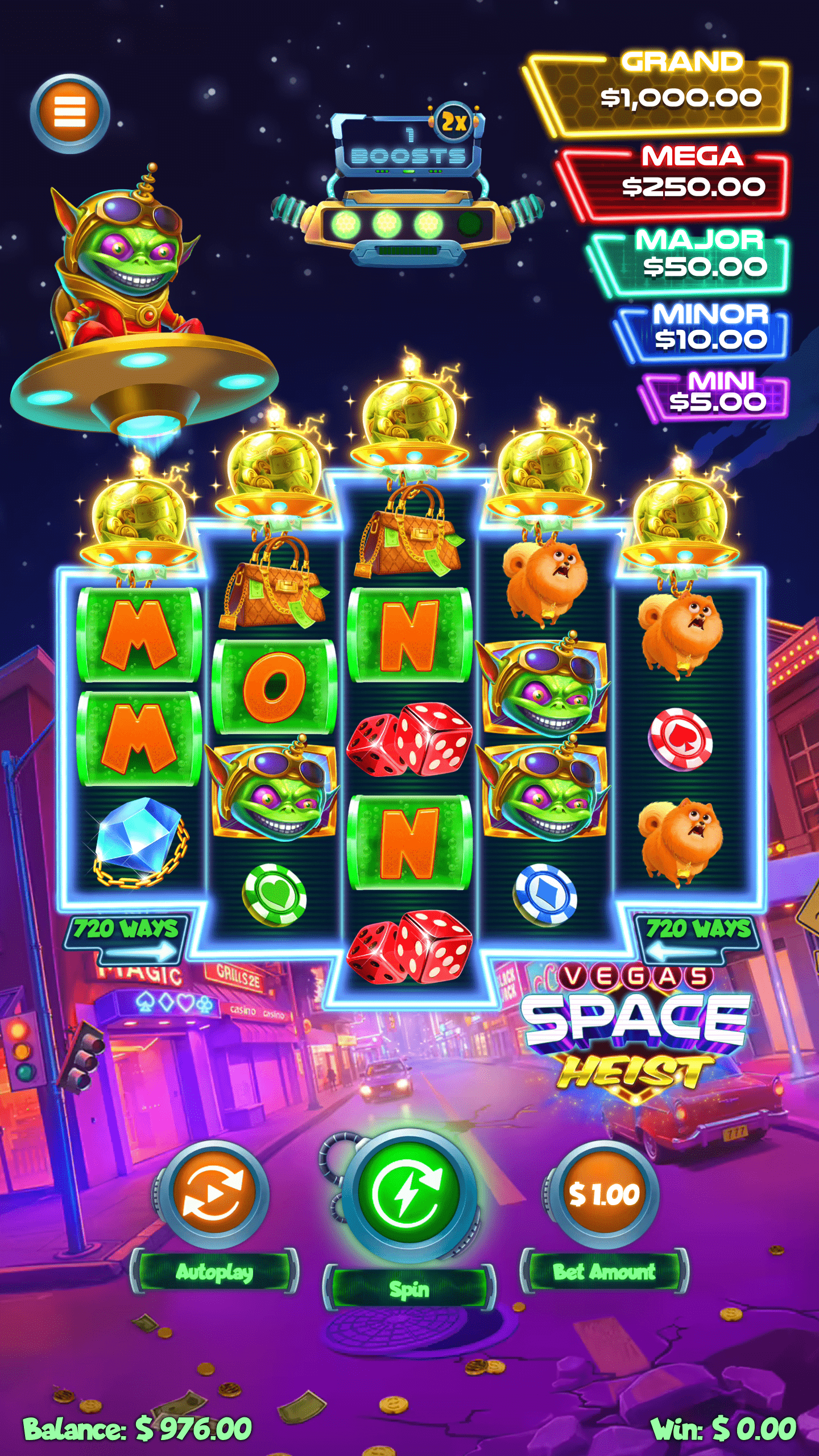 Vegas Space Heist Online Slot